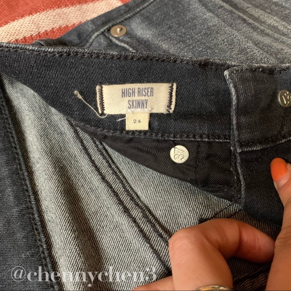 NWOT Madewell Size 24 High Riser Skinny Jeans - Picture 3 of 6